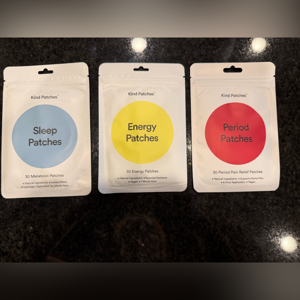 Kind Patches Bundle 3 packs of 30 patches (Sleep, Period, Energy)